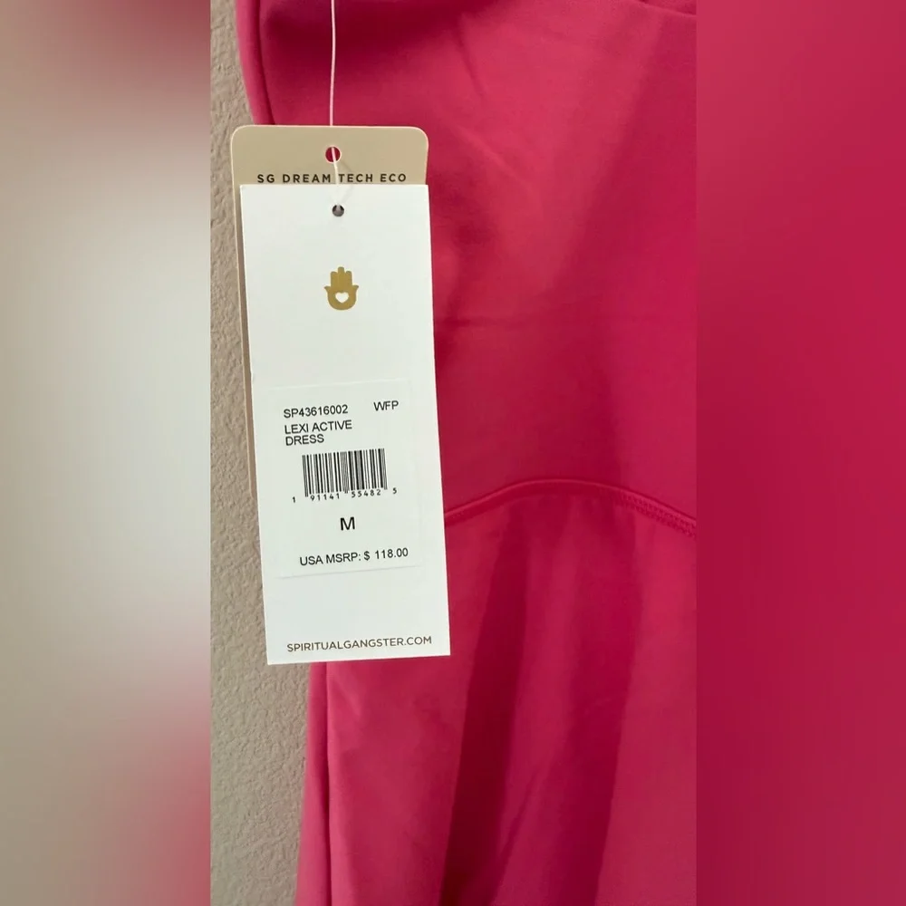 Spiritual Gangster - Lexi Active Dress - Pink - Picture 4 of 6